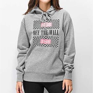 Vans Gray Optical illusion Hoodie